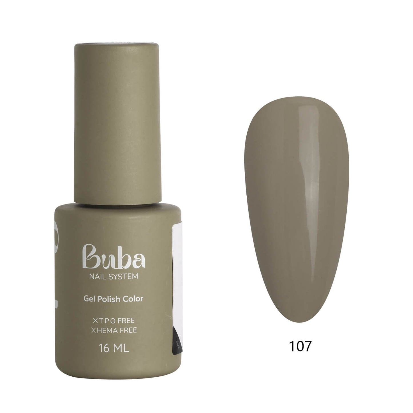 לק ג׳ל בובה Buba HEMA FREE גוון 107