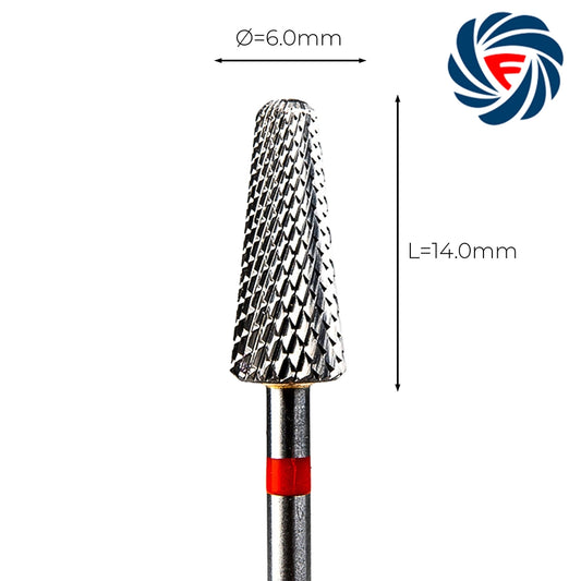 ראש קרבייד Freza קונוס מעוגל גסות עדינה 303101