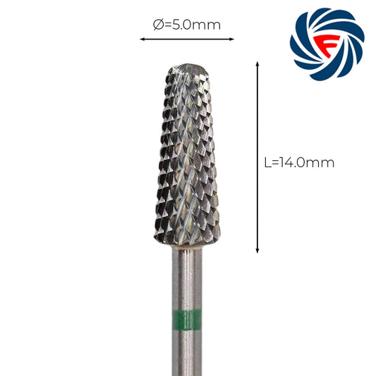 ראש קרבייד Freza קונוס מעוגל גסות גס 406901