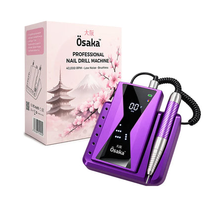 מכונת שיוף מקצועית נטענת עם מנוע סגול Professional Micromotor Portable Brushless