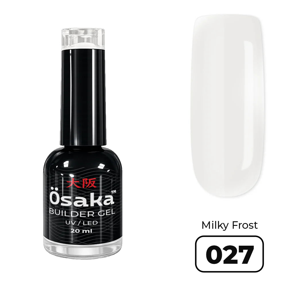 ג׳ל בנייה בבקבוק 20 מ״ל Brush Builder Gel Milky Frost 027 Osaka