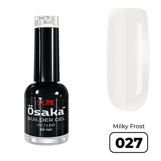 ג׳ל בנייה בבקבוק 20 מ״ל Brush Builder Gel Milky Frost 027 Osaka