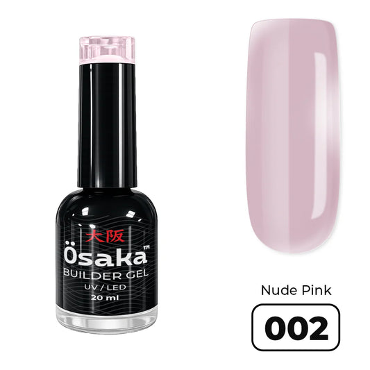 ג׳ל בנייה בבקבוק 20 מ״ל Brush Builder Gel Nude Pink 002 Osaka