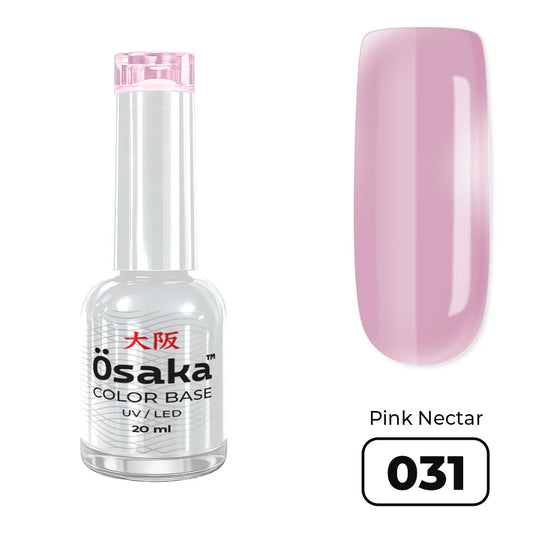 Osaka Color Base Pink Nectar 031 - בייס ג׳ל בצבע 20 מ״ל