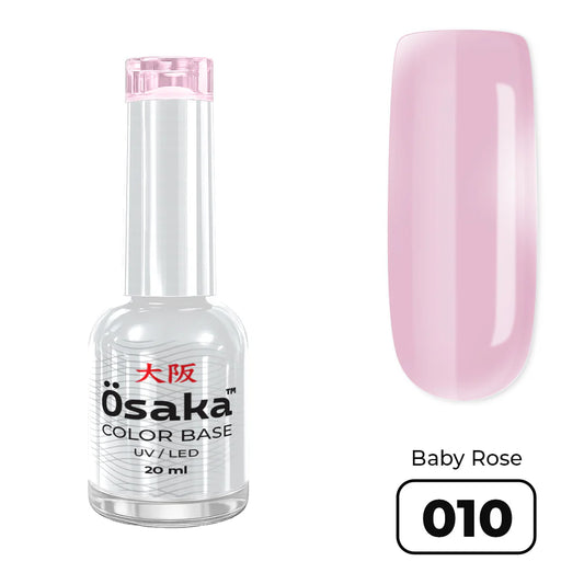 ראבר בייס בצבע 20 מ״ל Color Base Baby Rose 010 Osaka