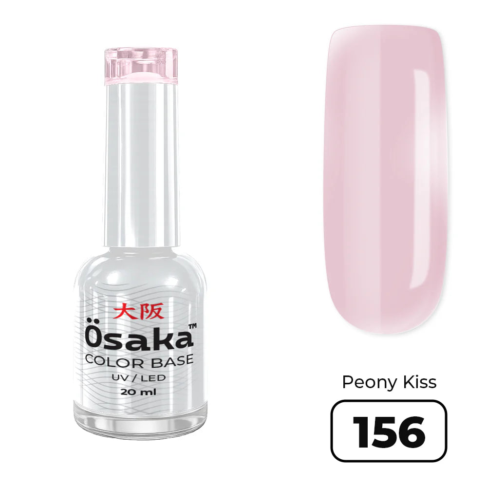 Osaka Color Base Peony Kiss 156 - בייס ג׳ל בצבע 20 מ״ל