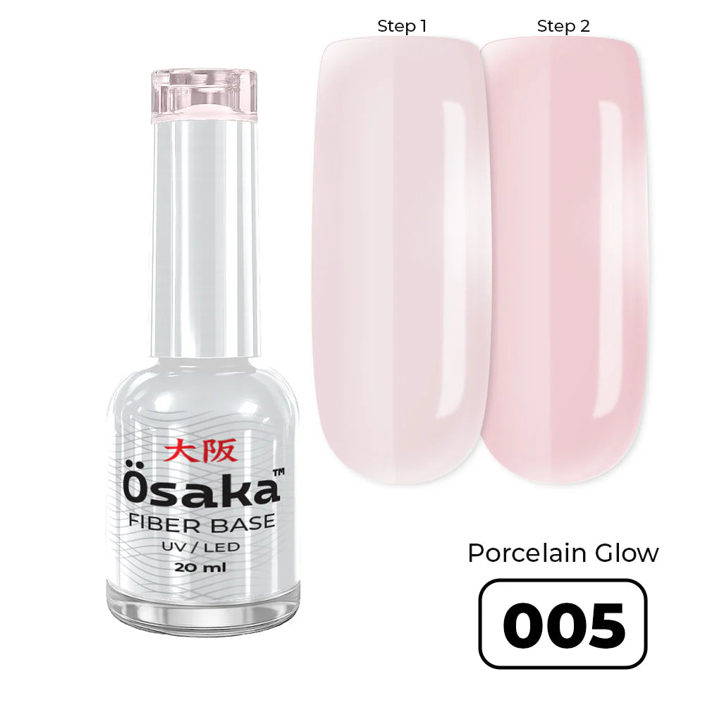 Fiber Base Porcelain Glow 005 - בייס פייבר ג׳ל בצבע 20 מ״ל