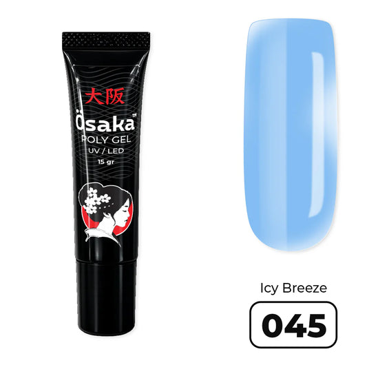 פוליג׳ל 15 מ״ל PolyGel Tube Icy Breeze 045 Osaka