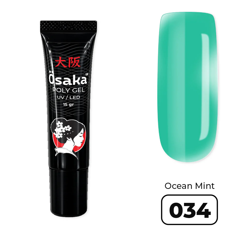 פוליג׳ל 15 מ״ל PolyGel Tube Ocean Mint 034 Osaka