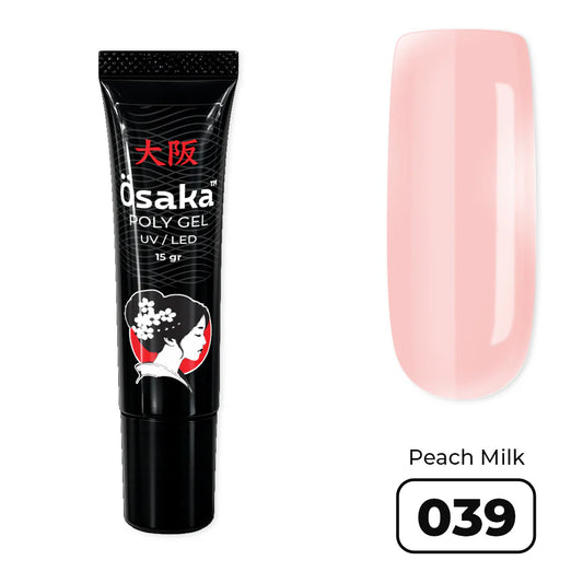 פוליג׳ל 15 מ״ל PolyGel Tube Peach Milk 039 Osaka
