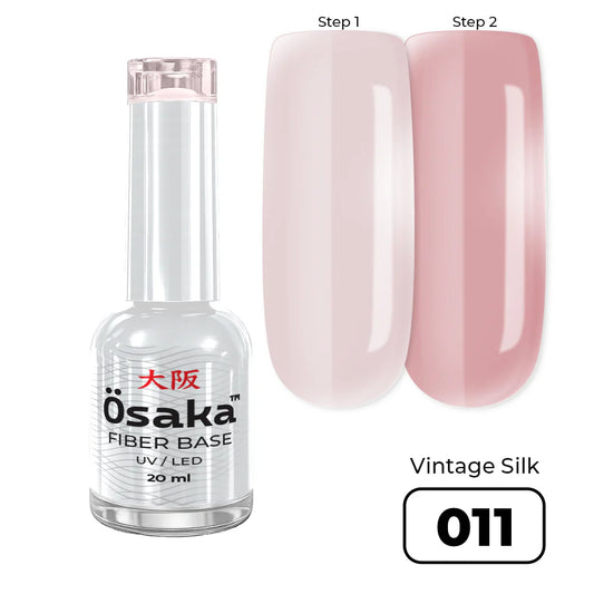 בסיס פייבר ג׳ל בצבע 20 מ״ל Fiber Base Vintage Silk 011 Osaka