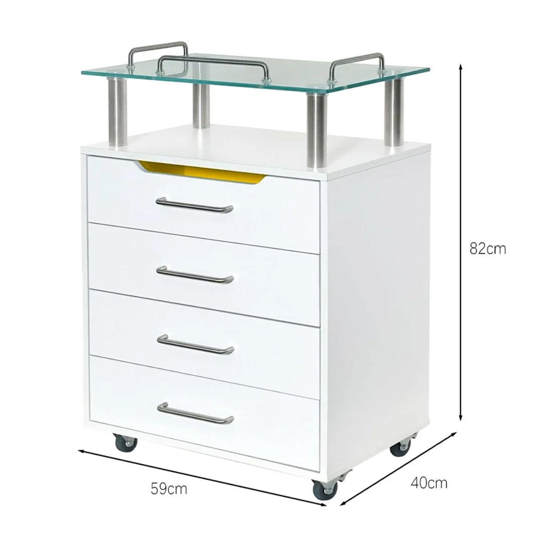 Storage cabinet -ארונית עבודה ניידת עם תא חיטוי UV מובנה