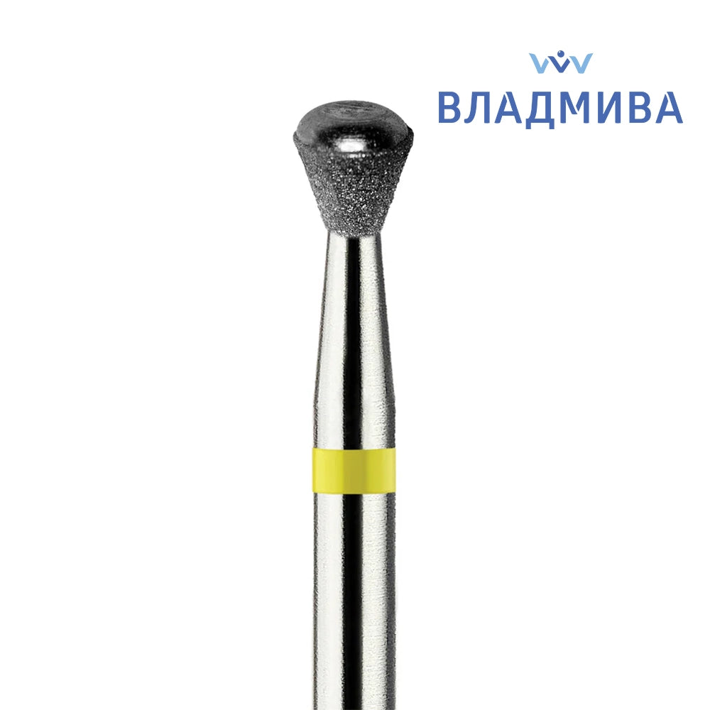 ראש יהלום בטיחותי Safe Bit קונוס "פעמון הפוך", צהוב עדין מאוד Vladmiva 010/031Е2
