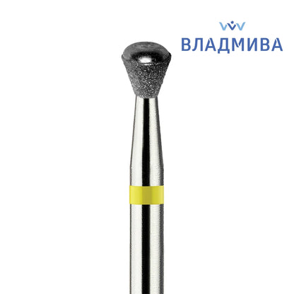 ראש יהלום בטיחותי Safe Bit קונוס "פעמון הפוך", צהוב עדין מאוד Vladmiva 010/031Е2
